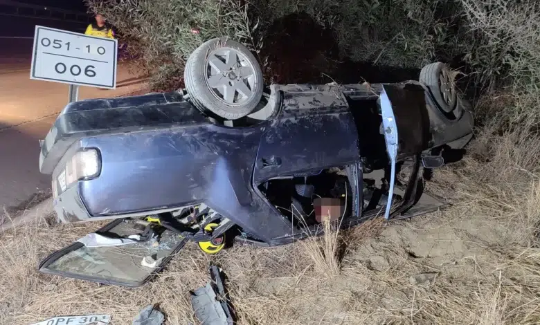 Mersin’de otomobil devrildi: 1 kişi öldü, 3 kişi yaralandı