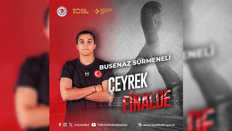 Busenaz Sürmeneli, Dünya Boks Şampiyonası’nda çeyrek finale çıktı Busenaz Sürmeneli, Dünya Boks Şampiyonası’nda çeyrek finale çıktı