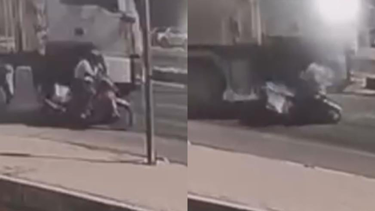 Mersin’de motosikletli kamyonun altında kaldı Mersin’de motosikletli kamyonun altında kaldı