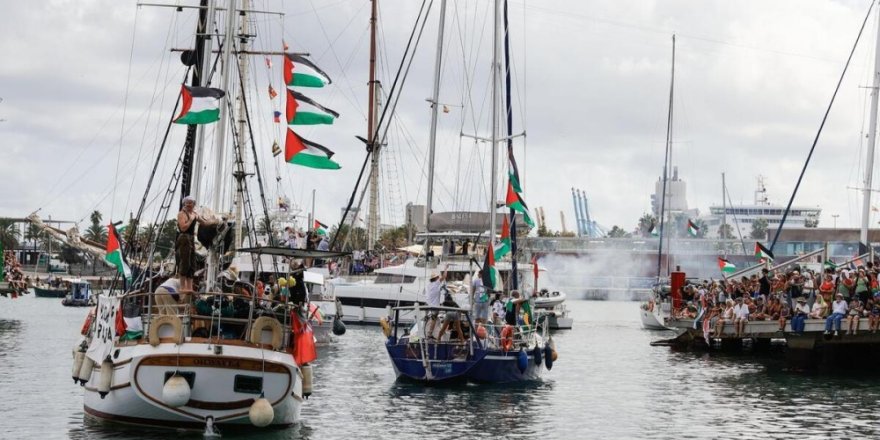 Küresel Sumud Filosu hızla ilerliyor! Gazze’ye 175 deniz mili kaldı