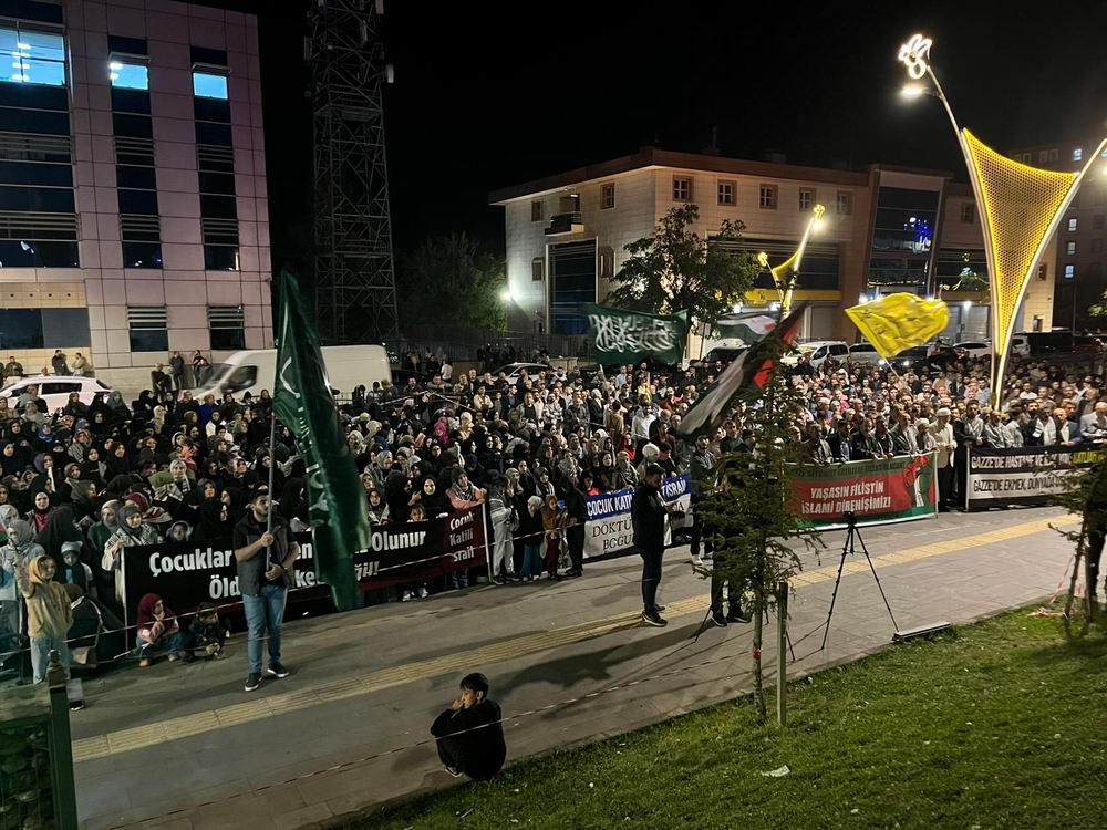 Bingöl’de Sumud filosuna destek eylemi Bingöl’de Sumud filosuna destek eylemi