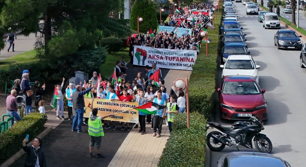 Kdz. Ereğli’den Gazze cihadına ve Küresel Sumud filosuna destek Kdz. Ereğli’den Gazze cihadına ve Küresel Sumud filosuna destek