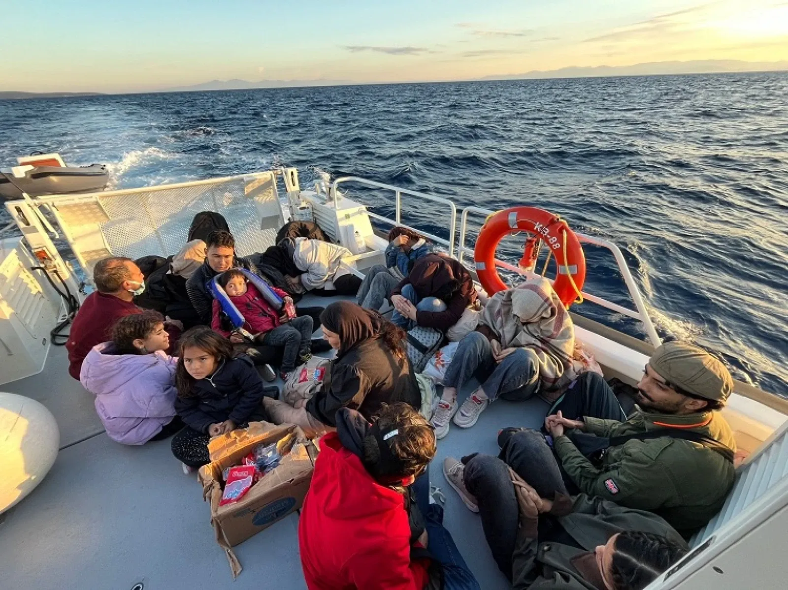 Bodrum Açıklarında 24 Düzensiz Göçmen Yakalandı