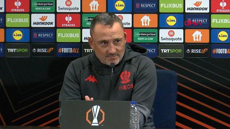 Nice Teknik Direktörü Franck Haise: Fenerbahçe, büyük bir ekip ve favoriler arasında