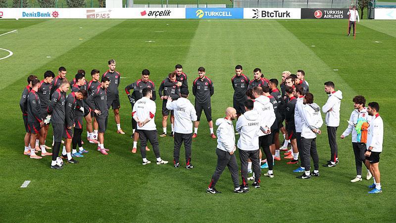 A Milli Futbol Takımı, Bulgaristan ve Gürcistan maçlarının hazırlıklarına devam etti