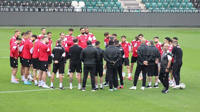Gürcistan, Türkiye maçı için son antrenmanını yaptı
