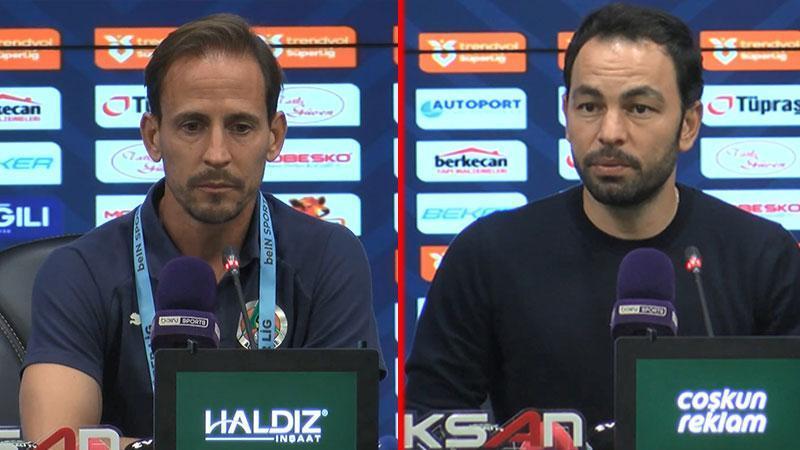 Kocaelispor ve Alanyaspor Teknik Direktörleri Maç Sonrası