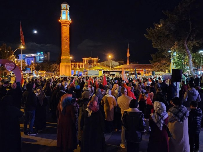 Çorum: İsrail tüm insanlığın sorunu, Sumud ise vicdanıdır! Çorum: İsrail tüm insanlığın sorunu, Sumud ise vicdanıdır!