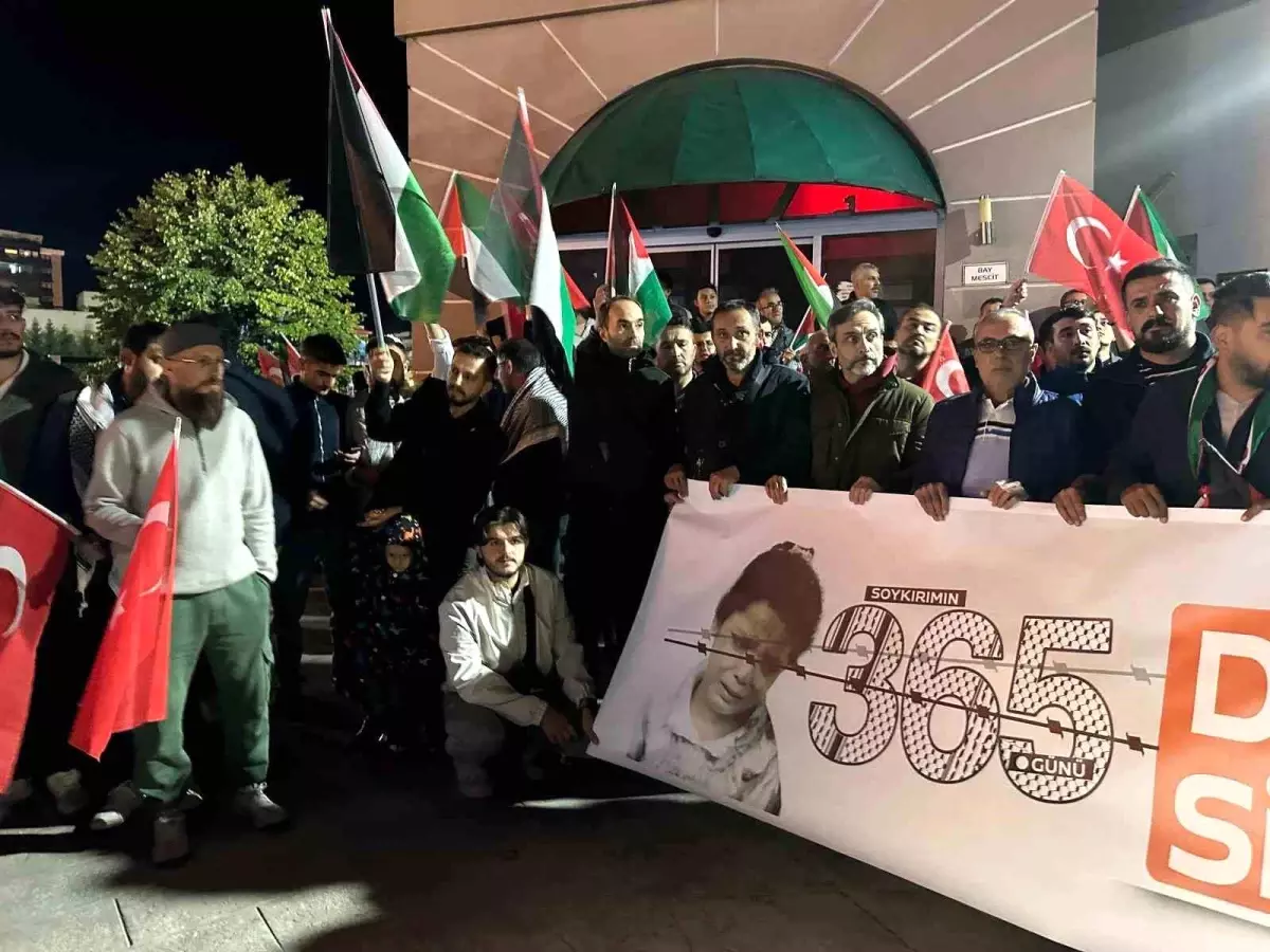 Uşak’ta Gazze’ye Destek Yürüyüşü