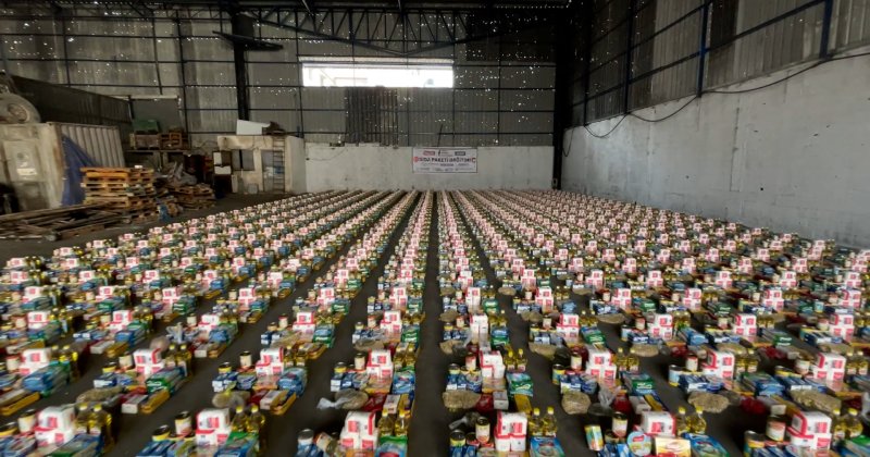 İyiliğe Çağrı Derneği Gazze’de gıda yardımı gerçekleştirdi