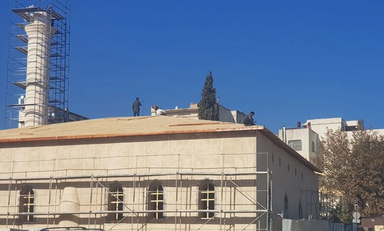 Dervişiye Camii Yeniden İnşa Ediliyor Dervişiye Camii Yeniden İnşa Ediliyor